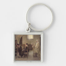 L'Ève de la première communion, avant 1890 Porte-clés