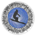L'ÉVÉNEMENT DE SKI ASSIETTES POUR SOIRÉE