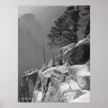 Lever de soleil au point de glacier poster