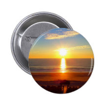 Lever de soleil badge avec épingle
