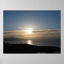 Lever de soleil de San Francisco Bay Poster
