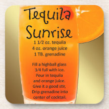 Lever de soleil de tequila sous-bocks