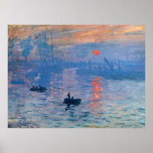 Lever de soleil d'impression affiche