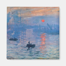 Lever de soleil d'impression aimants
