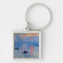 Lever de soleil d'impression porte-clé