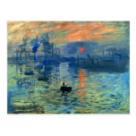 Lever de soleil d'impression, Soleil Levant, Claud cartes postales