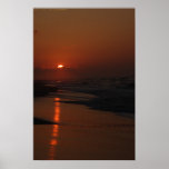 Lever de soleil externe de banques affiche