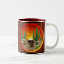 Lever de soleil occidental mugs à café
