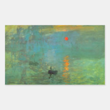 Lever de soleil par Claude Monet Adhésifs