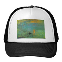 Lever de soleil par Claude Monet Casquette