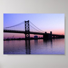 Lever de soleil sur le Delaware Posters