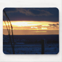Lever de soleil tapis de souris
