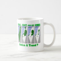 L'évolution de la Palestine Tasse