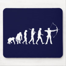 L'évolution de tir à l'arc d'Archer de l'homme Tapis De Souris