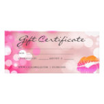 Lèvres et lumières de rose de spa de salon de cert carte double en  couleur