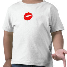 Lèvres rouges de Kissy T-shirt