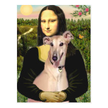 Lévrier 2 - Mona Lisa Cartes Postales
