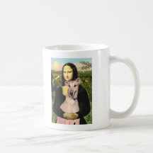 Lévrier 2 - Mona Lisa Tasse