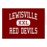 Lewisville - diables rouges - haut - Lewisville Carte De Vœux