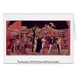 L'exécution de la femme par Paolo Uccello Carte De Vœux
