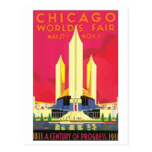 L'Exposition universelle de Chicago, 1933 Carte Postale
