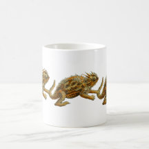 Lézard à cornes du Texas Mugs