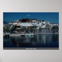 Lhasa, Thibet, Chine Posters