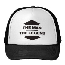 L'homme la légende - noir casquettes de camionneur