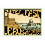 L'hôtel jeûnent Jérusalem Cartes Postales