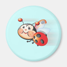 Libby l'aimant de coccinelle