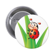 Libby le bouton de coccinelle badges avec agrafe