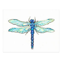 Libellule Carte Postale
