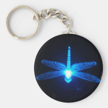 Libellule rougeoyante porte-clefs