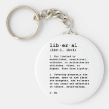 Libéral défini porte-clefs