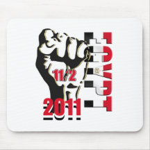 Libération 11ème de révolution de l'Egypte de févr Tapis De Souris