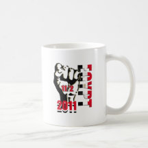 Libération 11ème de révolution de l'Egypte de févr Tasse À Café