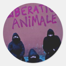 Libération Animale Autocollants