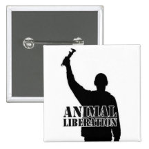 Libération animale pin's