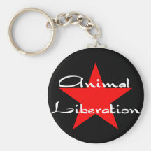 libération animale porte-clé