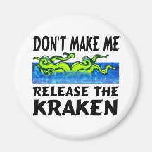 Libération de Kraken le kraken Magnets Pour Réfrigérateur