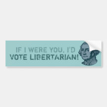 Libertaire de vote ! Adhésif pour pare-chocs Autocollants Pour Voiture