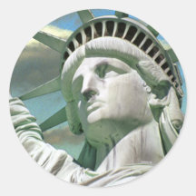 LIBERTÉ ADHÉSIF ROND