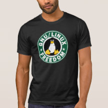 Liberté de Linux de GNOU T-shirts