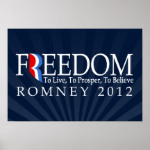 Liberté de Romney Affiches