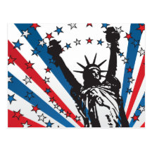 Liberté des Etats-Unis Cartes Postales