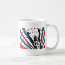 Liberté des Etats-Unis Tasses À Café