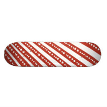 Liberté rouge et blanche patriotique de bannière é skateboard customisable