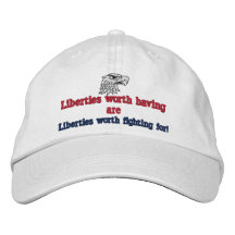 Libertés Chapeau Brodé