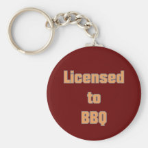 Licenced tonne BBQ Porte-clé