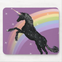 Licorne d'arc-en-ciel tapis de souris